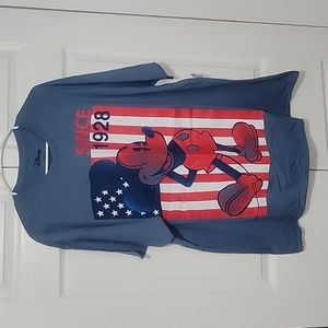 Mens Patriotic Disney Mickey T-Shirt
